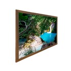 Quadro Paisagem Azul com Vidro 120x80cm Arte Própria