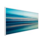 Quadro Paisagem Azul com Vidro 160x80cm Arte Própria