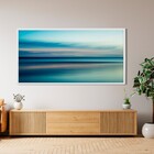 Quadro Paisagem Azul com Vidro 160x80cm Arte Própria