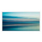 Quadro Paisagem Azul com Vidro 160x80cm Arte Própria