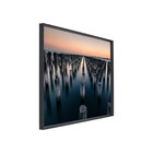 Quadro Paisagem Azul com Vidro 180x120cm Arte Própria