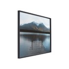 Quadro Paisagem Azul com Vidro 180x120cm Arte Própria