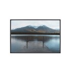 Quadro Paisagem Azul com Vidro 180x120cm Arte Própria