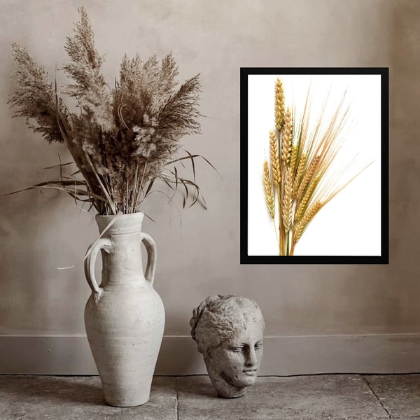 Quadro Paisagem De Outono - Janela 45x34cm - Com Vidro Moldur