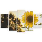 Quadro Paisagem Girassol Em Mdf