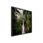 Quadro Paisagem Verde com Vidro 120x80cm Arte Própria