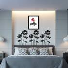 Quadro Palavra Calma 45x34cm - Com Vidro Moldura:madeira Bran