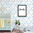 Quadro Palavra Family 24x18cm - Com Vidro Moldura:madeira Pre