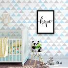 Quadro Palavra Hope 45x34cm - Com Vidro Moldura:madeira Preta