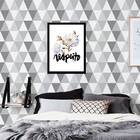 Quadro Palavra Respeito 45x34cm - Com Vidro Moldura:madeira P