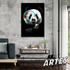 Quadro Panda Com Bolha De Sabão -- Br Artes