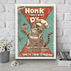 Quadro Para Cozinha Gatinho Cupcake 24x18cm - Com Vidro Moldu