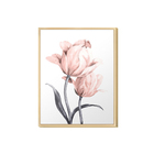 Quadro Para Decoração Da Sala Rosa Floral Jardim
