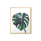 Quadro Para Decoração De Corredor Jardim Folhas Costela De Ad