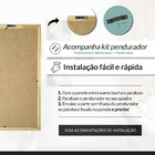 Quadro Para Decoração Grande Trigos Folhagens Cozinha Sala