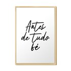 Quadro Para Decorar Entrada Do Prédio Frase De Fé Preto E Ban