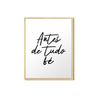 Quadro Para Decorar Entrada Do Prédio Frase De Fé Preto E Ban