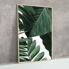 Quadro Para Decorar Sala De Apto Moderno Folhas Verdes Jardim