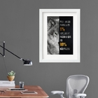 Quadro Para Empresas - Motivacional - 60x48cm Moldura:madeira