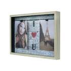 Quadro Para Fotos I Love You Varal Colorido 22x32cm