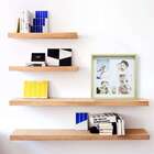 Quadro Para Fotos Wood Natural E Amarelo 30x30cm