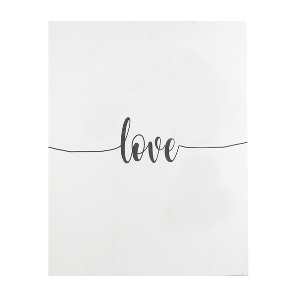 Quadro Para Parede De Pendurar - Love - 50cm X 40cm