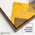 Quadro Para Sala Abstrato Amor Em Curvas Mosaico Quarto Casal