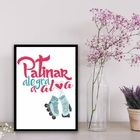 Quadro Patins Patinar Alegra A Alma 45x34cm - Com Vidro Moldu