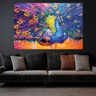 Quadro Pavão - 1 Tela