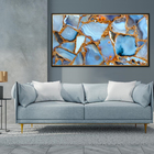 Quadro Pedras I Azul 80x150cm