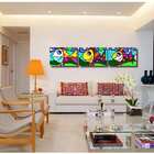 Quadro Peixe Decoração Romero Britto