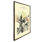 Quadro Pelourinho Bege com Vidro 40x60cm Arte Própria