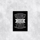 Quadro Persistência É O Caminho Pro Sucesso 45x34cm - Com Vid