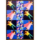 Quadro Pessoas Geométricas S3 46x66 - Casa Da Moldura