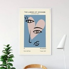 Quadro Picasso - The Ladies Of Avignon 33x24cm Moldura:madeir