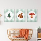 Quadro Pinheiro Multicolorido sem Vidro 30x40cm Arte Própria