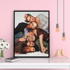 Quadro Pintores Famosos Reunidos 33x24cm - Com Vidro Moldura: