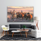 Quadro Pintura Boiada -- Br Artes