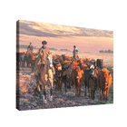 Quadro Pintura Boiada -- Br Artes