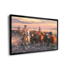 Quadro Pintura Boiada -- Br Artes