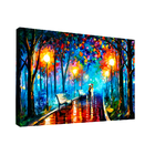 Quadro Pintura De Casal Caminhando -- Br Artes Médio 84x54