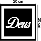 Quadro Placa Decorativo Palavras Motivacionais Em Mdf Deus