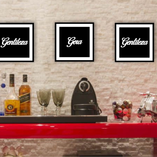 Quadro Placa Decorativo Palavras Motivacionais Em Mdf Gentile