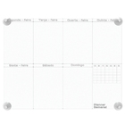 Quadro Planner Semanal De Parede Agenda Organizador De Tarefa