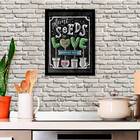 Quadro Plant Seeds Of Love Wherever You Go 24x18cm Moldura:ma