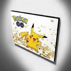 Quadro Pokémon Go Pikachu Canvas 30x40cm-inf02