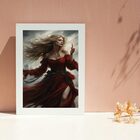 Quadro Pombagira Maria Farrapo 45x34cm - Com Vidro Moldura Br