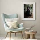 Quadro Pombagira Maria Quitéria - 60x48cm Moldura:madeira Pre