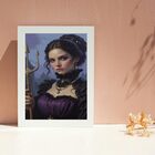 Quadro Pombagira Maria Quitéria Do Cemitério 24x18cm - Com Vi