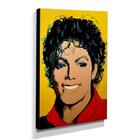 Quadro Pop Art Michael Jackson Canvas 40x30cm-qp3